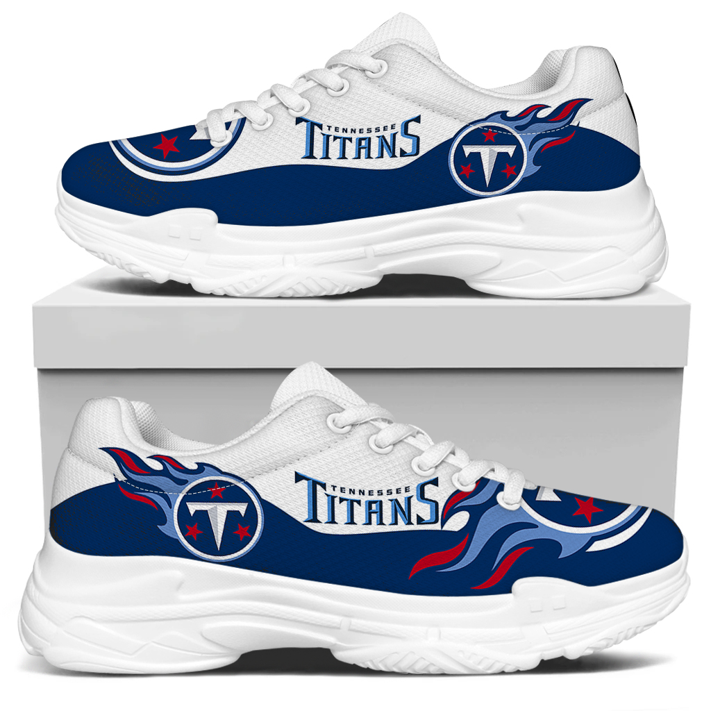 Men's Tennessee Titans Edition Chunky Sneakers With Line 002